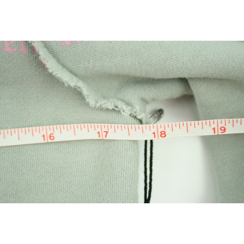 Lovestitch Womens Sz M Gray Sweatshirt Hooded Jacket Printed sleeve and back Nwt - Picture 10 of 12